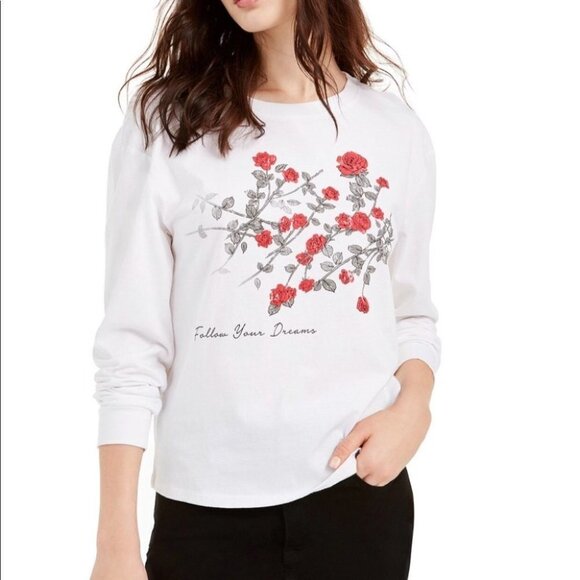 REBELLIOUS ONE Follow Your Dreams Long Sleeve Tee - Picture 1 of 9